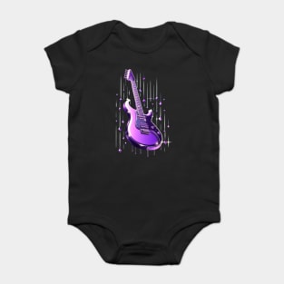 prince guitar purple rain Baby Bodysuit